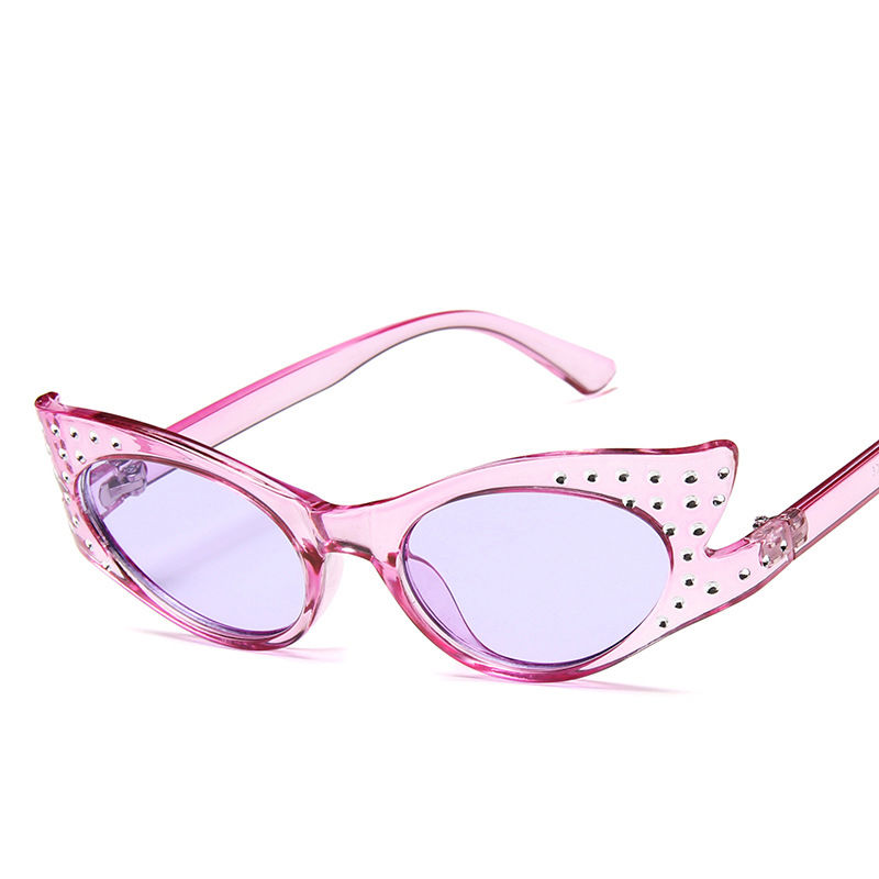 1 ladies glasses sunglasses women clear cat eye diamond sunglasses small lens sunglass 1600294953023