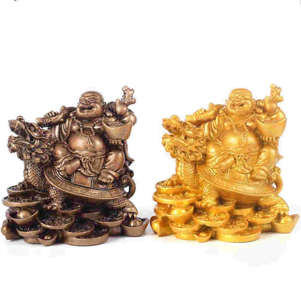 sculpmart Laughing Buddha for Good Luck Gift Home Decorations Items for  Money and Living Room (Standing Buddha with Bag) : Amazon.in: Home & Kitchen