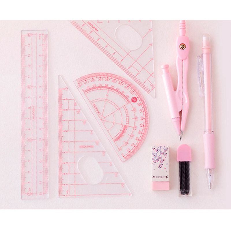 Buy Wholesale School Compass and Geometry Rulers Cute Girl