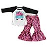 Love Car Long Sleeve Pink Leopard Pants girls clothing