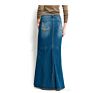 Latest Women Long Straight Maxi Skirts Denim