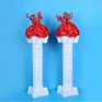 Classical Plastic Roman Column Road Lead Table Centerpiece for Wedding Decoration