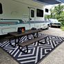 Furniture Rugs Big Siaze/Outdoor Patio Rug/Reversible Rv Mat