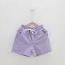 Casual Kids Shorts Children Boutique Polyester Cotton Fabric Beach Shorts for Boy Clothes