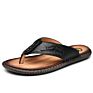 The Newsummer Men Slippers Open Toe Slippers Beach Shoes Massage Bathroom Flip Flops Casual Male Shoes
