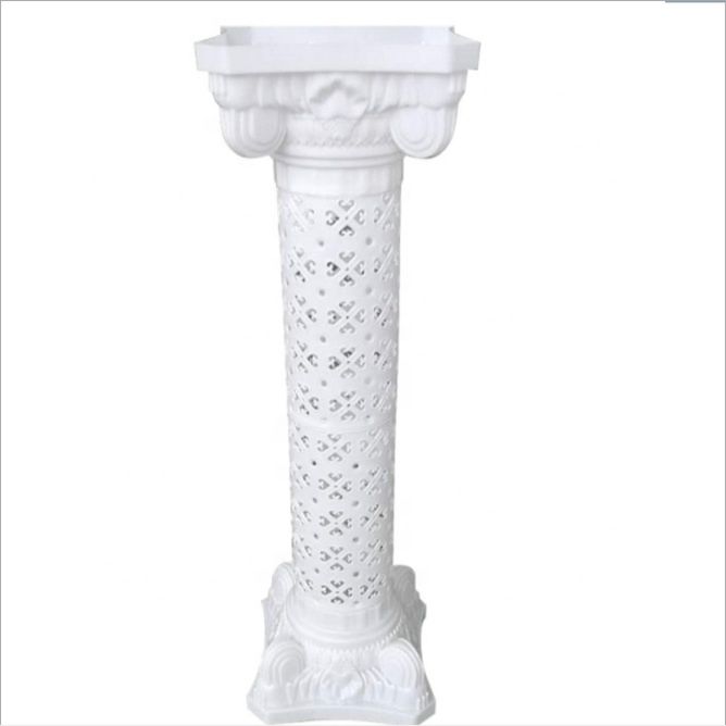 Classical Plastic Roman Column Road Lead Table Centerpiece for Wedding Decoration